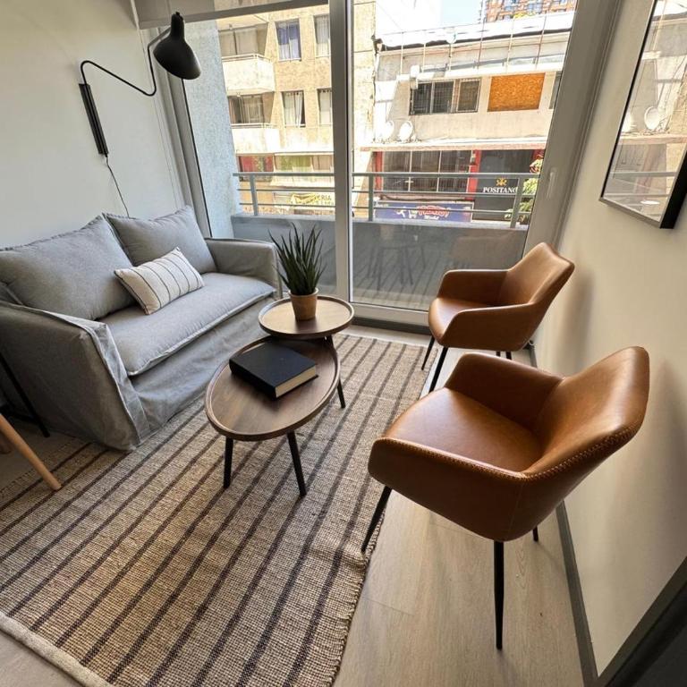 HOM I Nuevo y Moderno Depto 2PAX 1D1B en Santiago - Apartamento - 3