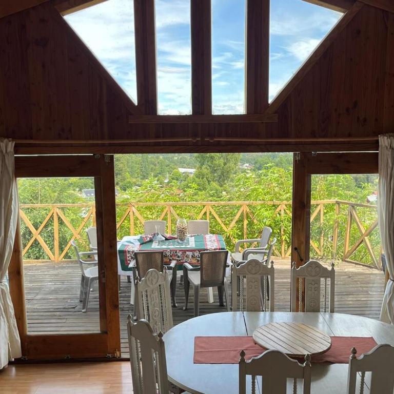 Cabaña Licanray, vista volcán Villarrica y lago Calafquén - Casa de 3 dormitorios - 15