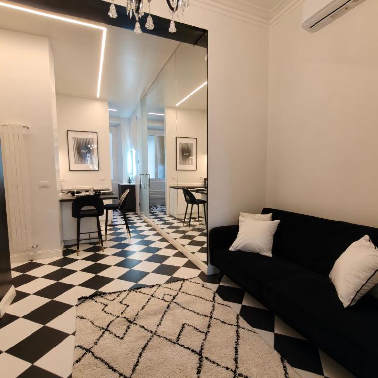 Black and White Apartment in Milan downtown with AC, Wifi and Subway M1 M2 Airoport connected, Central Station - Appartamento Deluxe - 3