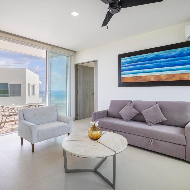 Azulea Isla Mujeres Hotel - King Suite with Sea View - 11