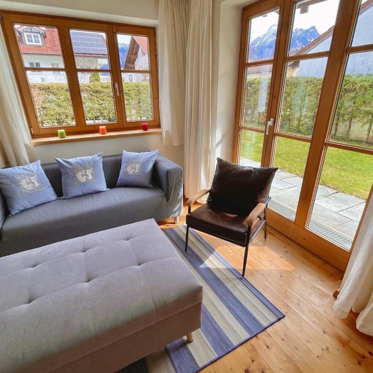 Ferienwohnung Kommod mit Garten und Bergblick - Apartment mit 2 Schlafzimmern und Terrasse - 4