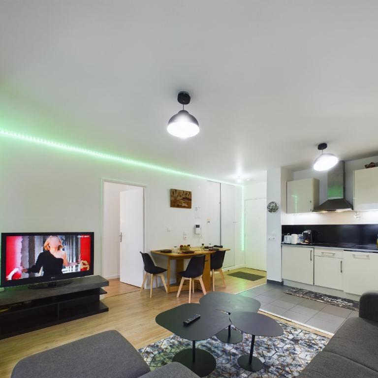 Roi de la Seine à Paris, stade, Gare parking et terrasse - Appartamento con 1 Camera da Letto - 7