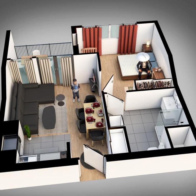 Roi de la Seine à Paris, stade, Gare parking et terrasse - Appartamento con 1 Camera da Letto - 11