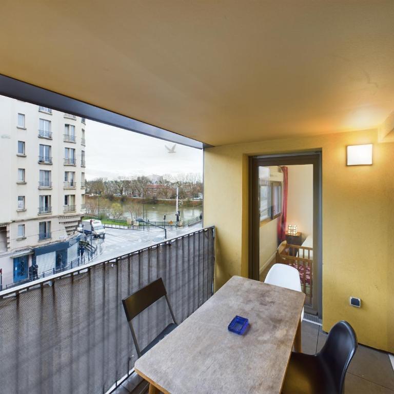 Roi de la Seine à Paris, stade, Gare parking et terrasse - Appartamento con 1 Camera da Letto - 9