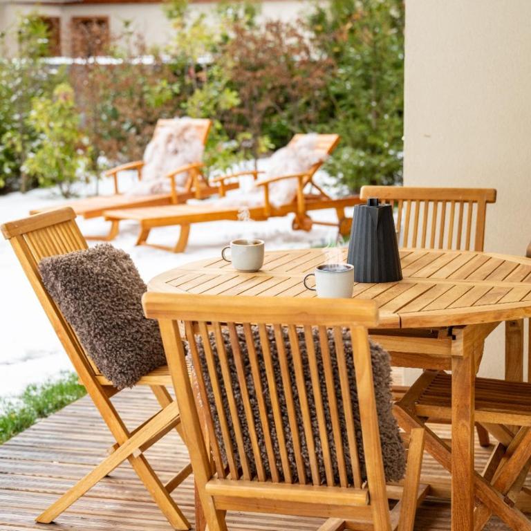 Mont d'arbois, 3 chambres avec terrasses et sauna dans la résidence - Appartement - 8