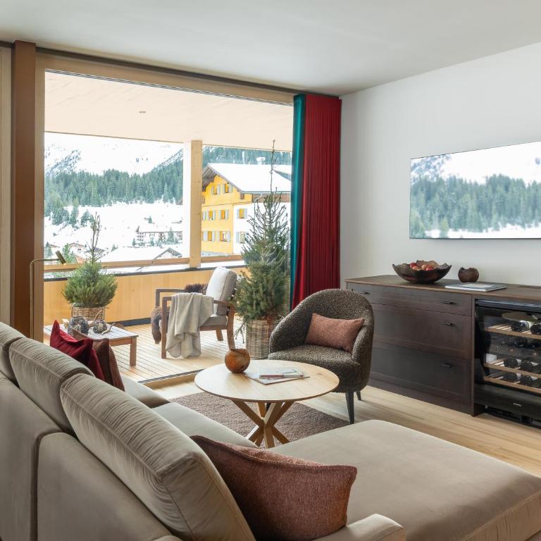 Hotel Sunora - Ski In Ski Out - Formerly Hotel Schranz - Deluxe Apartment mit Balkon und 2 Schlafzimmern - 7