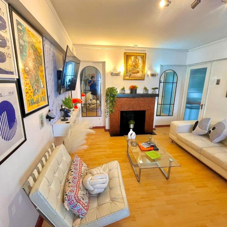 Amplio apartamento para 7 personas a pasos del mar y casino - Three-Bedroom Apartment - 6
