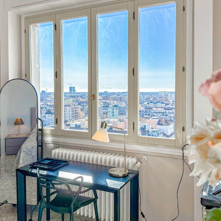 Ariberto Suite Panoramica - 8 min da Duomo - Appartamento con 1 Camera da Letto - 30