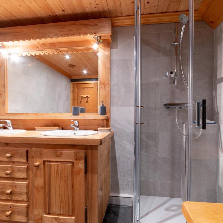 2 spacieux appartements dans une ferme rénovée face au MontBlanc - Appartement - Rez-de-Chaussée - 14
