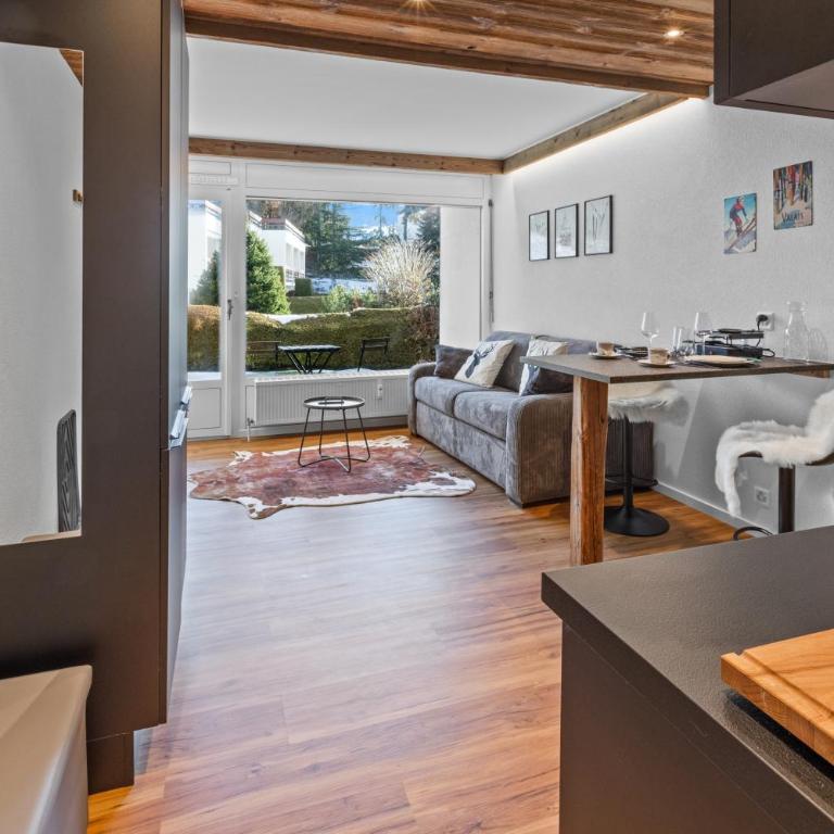Studio chalet rénové au centre de la ville - Appartement 1 Chambre - 17