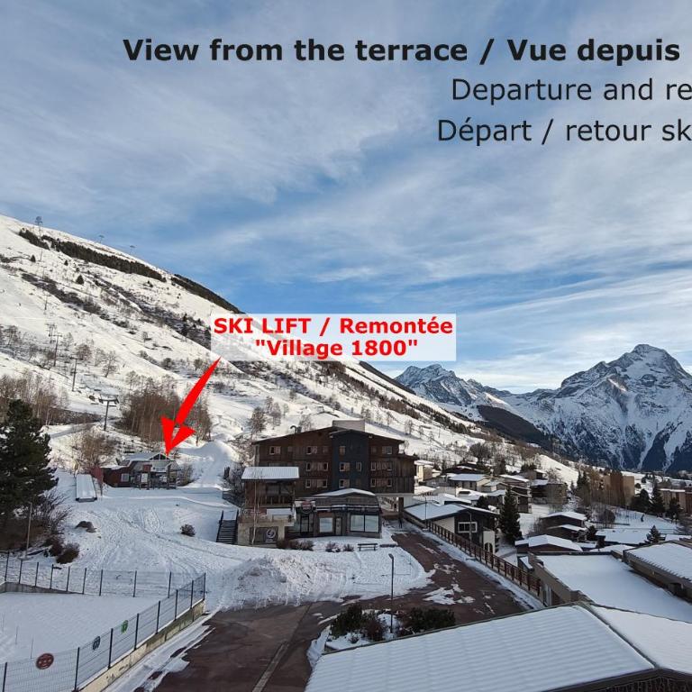 Appart au pied des pistes avec superbe vue - Apartment mit 1 Schlafzimmer - 14