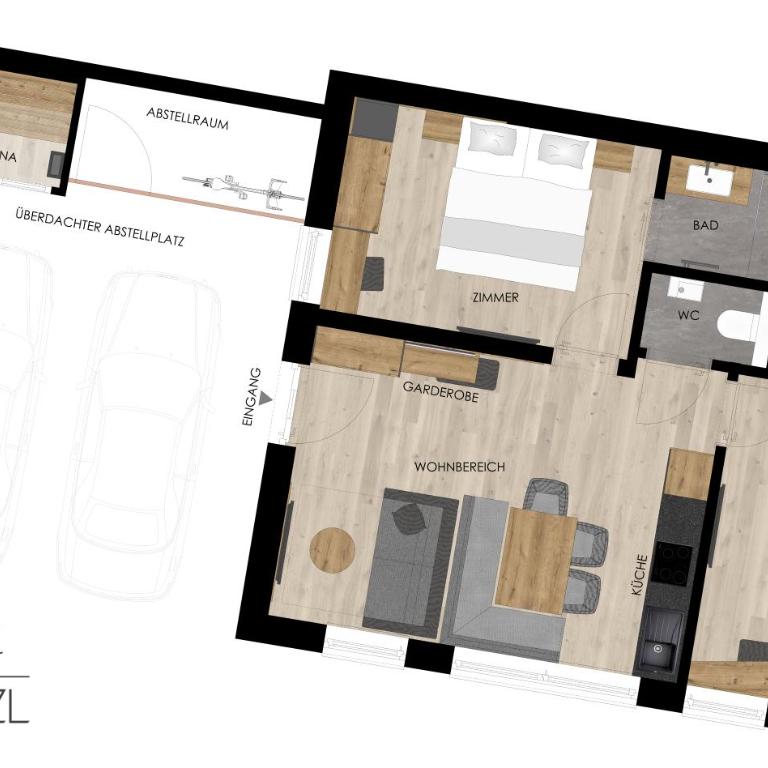 Apartment Sunplatzl - Appartement 2 Chambres - 2