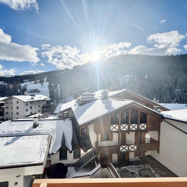 Residence Vajolet San Cassiano - Studio-Apartment mit Balkon - 11