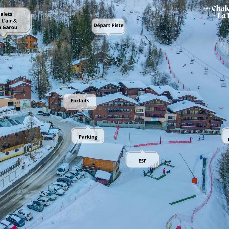 Chalet Lougarou - Plagne 1800 - 8 personnes - ski au pied - Chalet - 15