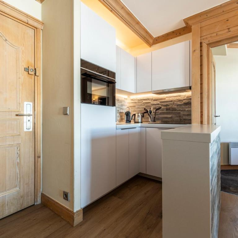Appt rénové, 6 personnes Arc 1950 vue exceptionnelle MontBlanc, sauna, hammam, piscine int et ext - Appartement 2 Chambres - 7