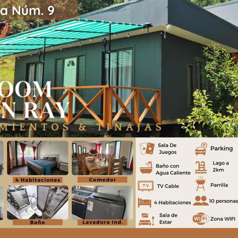 El Boom Lican Ray - Alojamientos & Tinajas - Four-Bedroom Vacation Home - 4