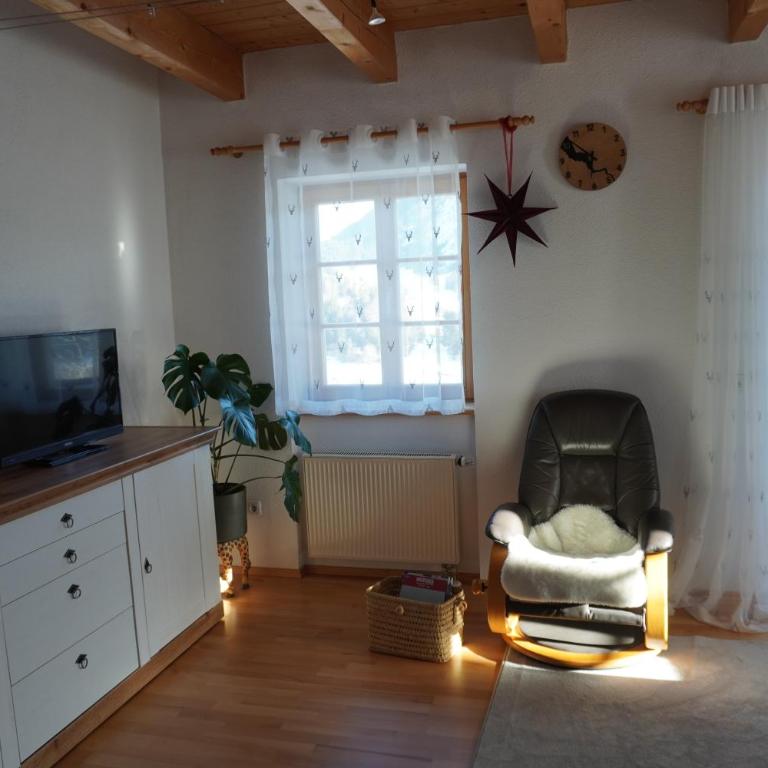FeWo BergZeit auf 1000 m Höhe mit Balkon, Parkplatz, WLAN, Küche - Apartment mit 1 Schlafzimmer - 13