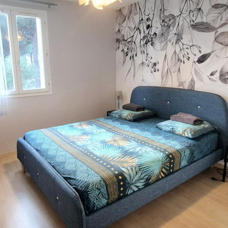 Villa 5mn mer, 8pers, 100m2, grande terrasse, clim - Villa Standard - 16