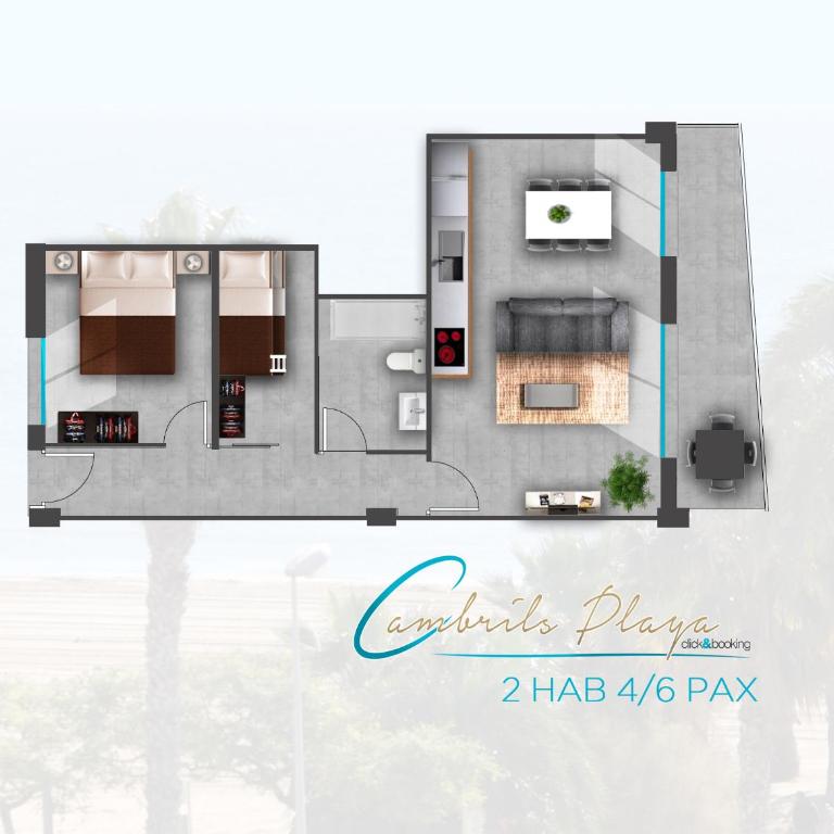 Apartamentos Cambrils Playa Spa - Apartamento con vistas al mar - 6
