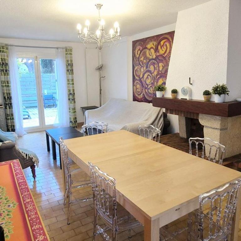 Villa 5mn mer, 8pers, 100m2, grande terrasse, clim - Villa Standard - 10