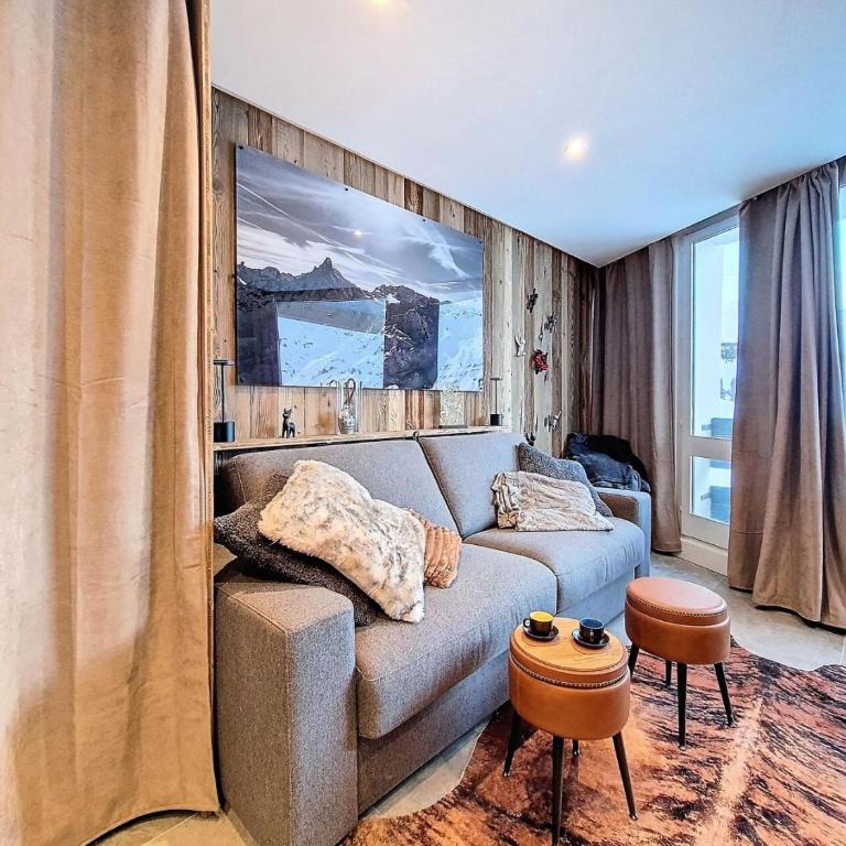 Résidence Caron - Studio moderne et lumineux · Départ et retour skis aux pieds · Balcon MAE-3314 - Studio - 8