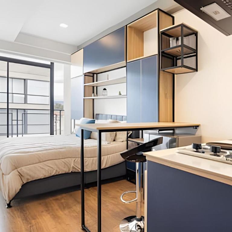 Apartamento cerca a la embajada US y al movistar arena - Estudio con balcón - 28