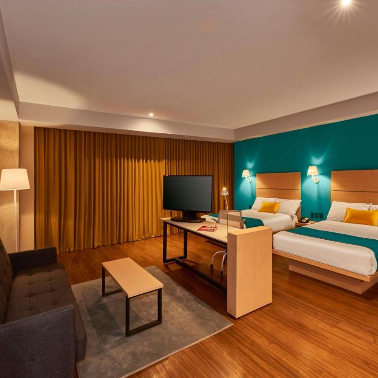 City Express Suites by Marriott Tijuana Rio - Large Double Suite with Two Double Beds and Sofa Bed - 3