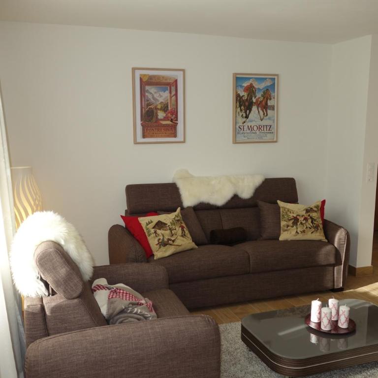 Chesa Muragls - Apartment mit Blick auf die Berge - 16
