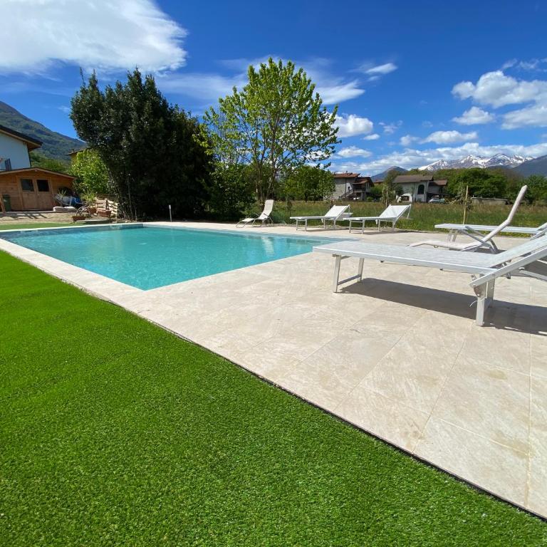 Villa Carlotta Rossa - Holiday Home with garden and pool - Casa Vacanze con 3 Camere da Letto - 9