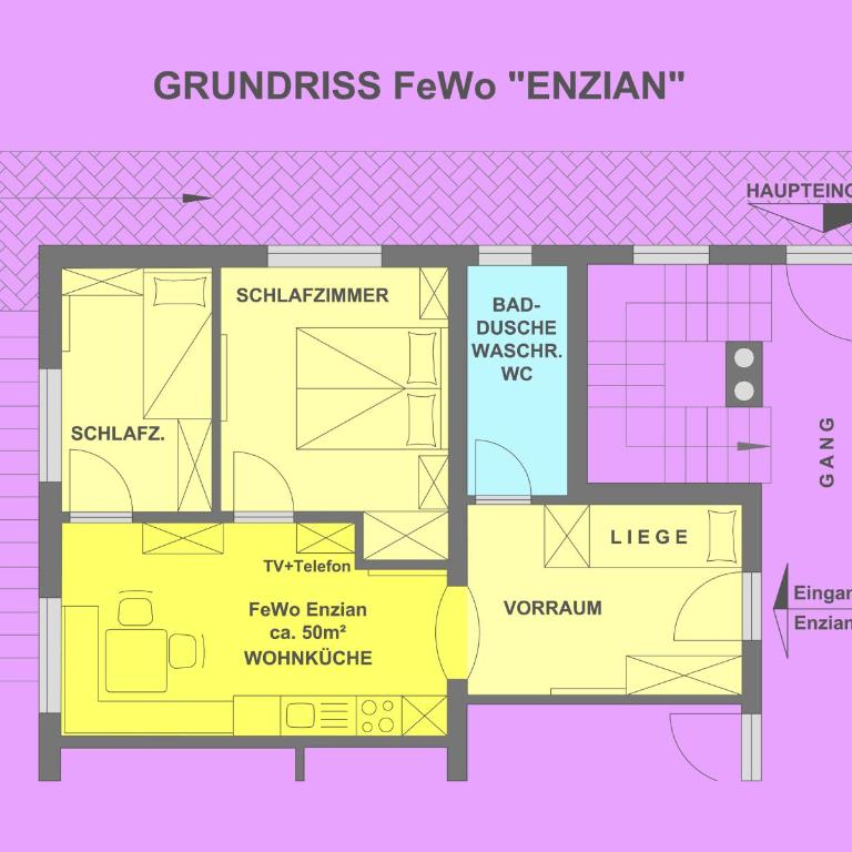 Appartementhaus Lechner - Apartment Enzian (3 Erwachsene) - 7