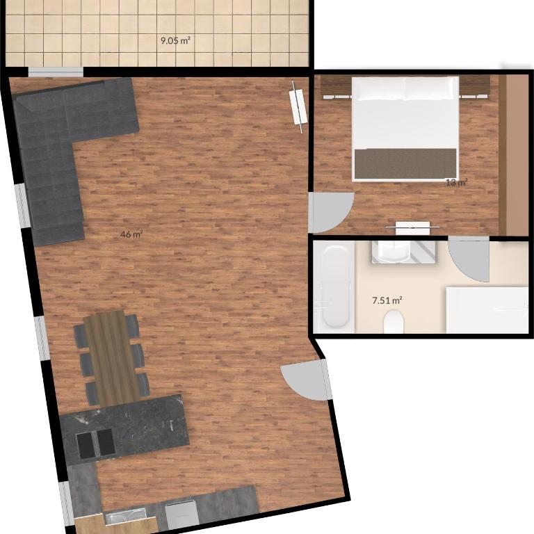 Pension Zur alten Mühle - Deluxe Studio mit Kingsize-Bett - 11