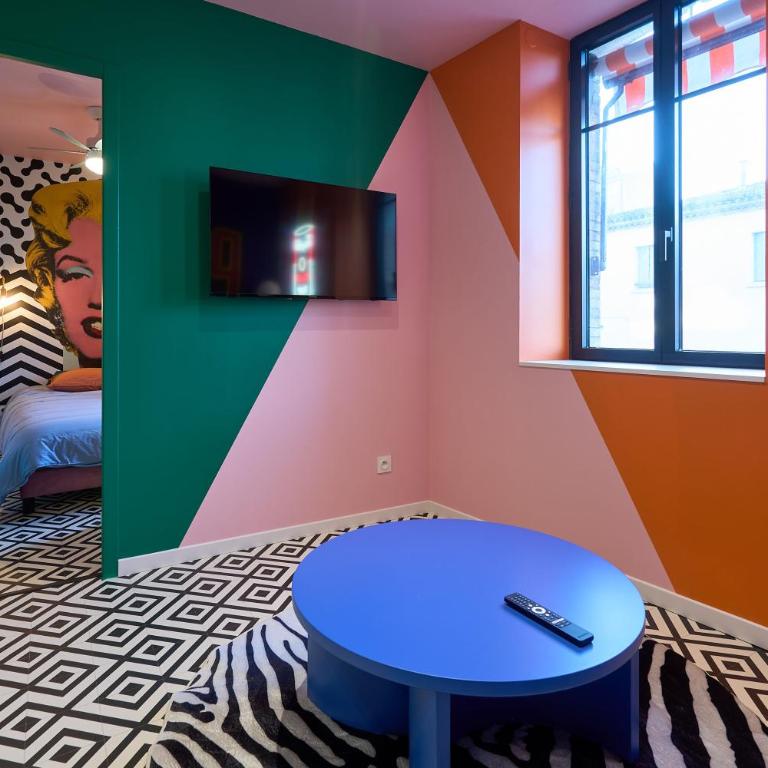 La Villa Orange - POP'ART - proche cité médiévale et centre ville à pied - Apartment mit 1 Schlafzimmer - 7