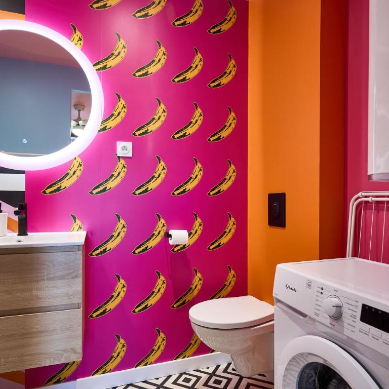 La Villa Orange - POP'ART - proche cité médiévale et centre ville à pied - Apartment mit 1 Schlafzimmer - 15