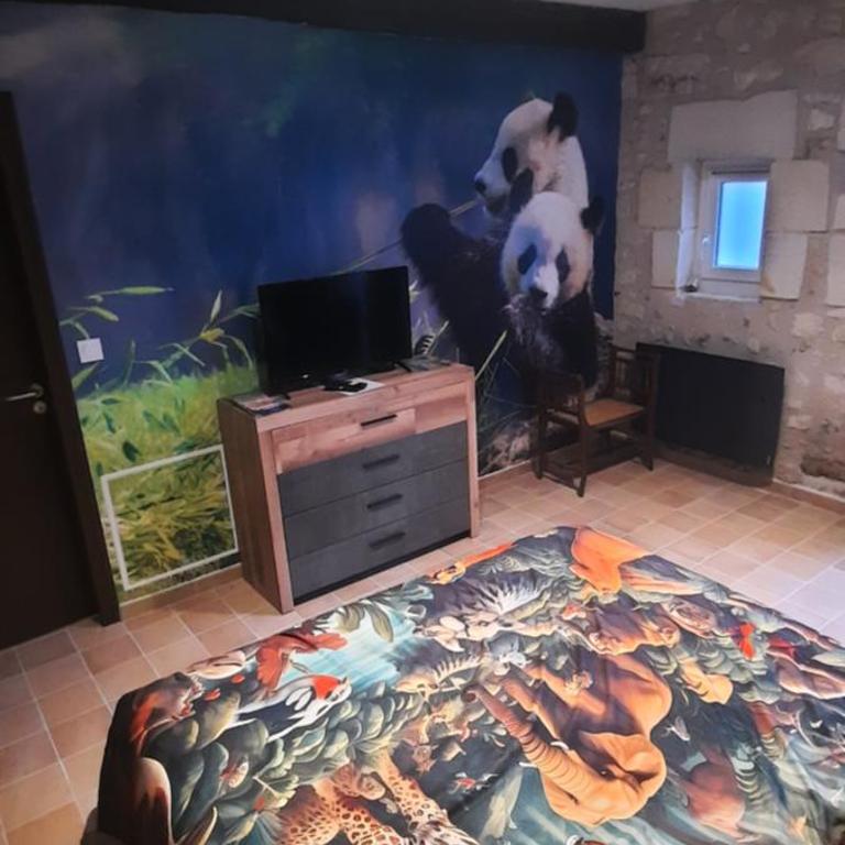 Les mimosas - Doppel-/Zweibettzimmer mit eigenem Bad - 14