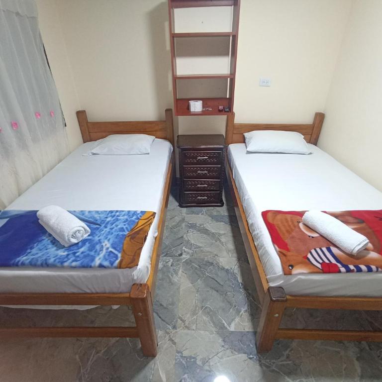 Hotel San Vicente - Habitación Doble - 2 camas - 1