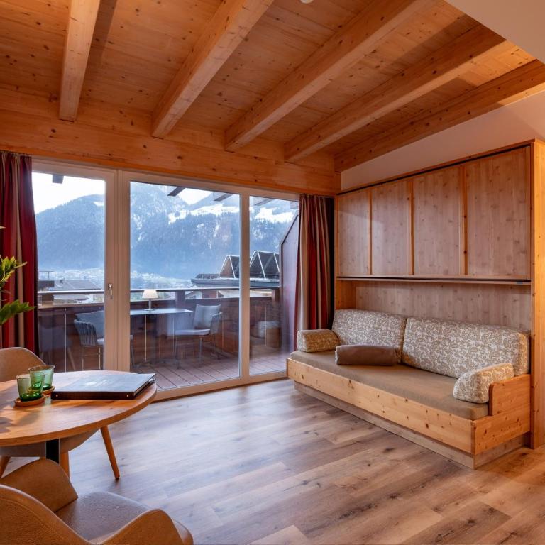 Das Sonnleiten Ski- und Motorradhotel Bruck im Zillertal - Doppel-/Zweibettzimmer mit Balkon - 5