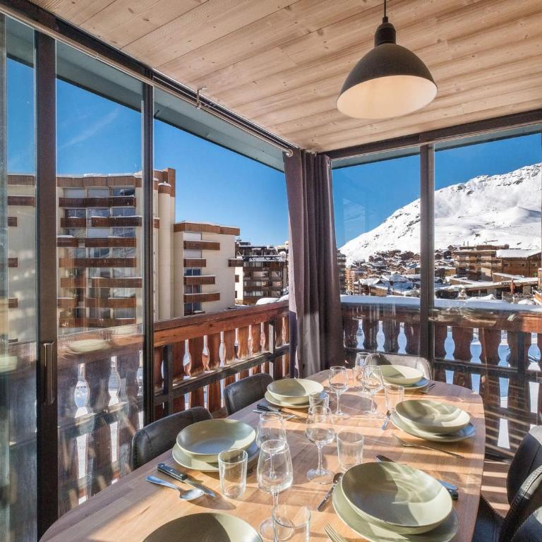 Appartement 41m2 neuf - Vue panoramique magnifique plein sud - 6 personnes au cœur de Val Thorens SERAC - Au pied des pistes - Appartement - 14