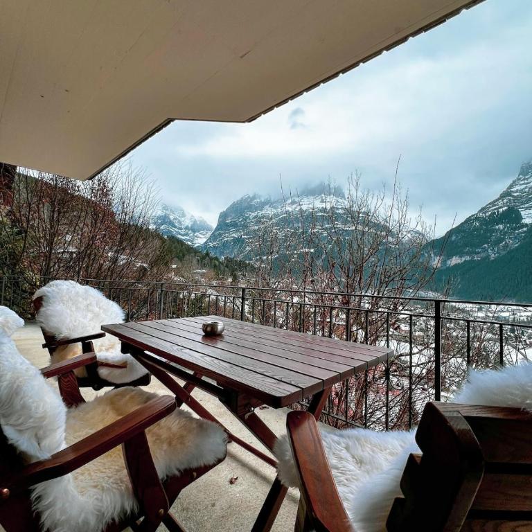 Apartment Aphrodite Ost with magnificent Eiger view - Apartment mit 1 Schlafzimmer - 17