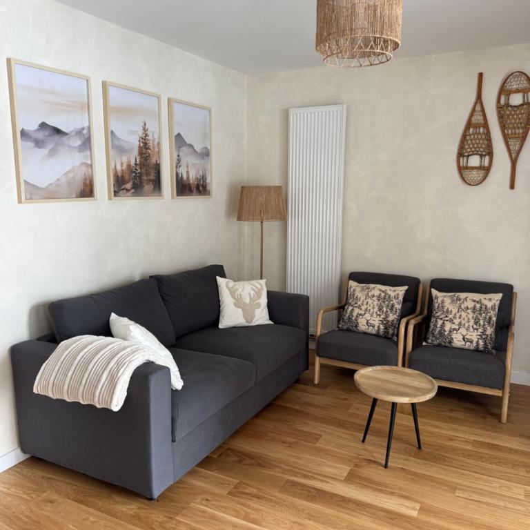 appartement chaleureux 60m2 neuf à proximité de tout, proche centre Samoëns - Apartment mit 2 Schlafzimmern - 3