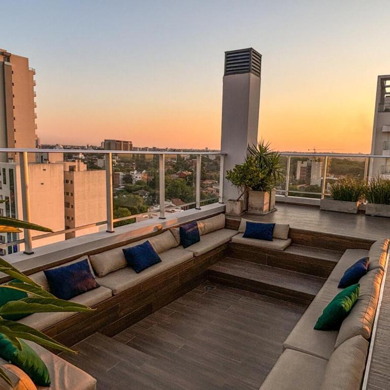 Loft with balcony and garage minutes away from corporate axis - One-Bedroom Apartment - 36