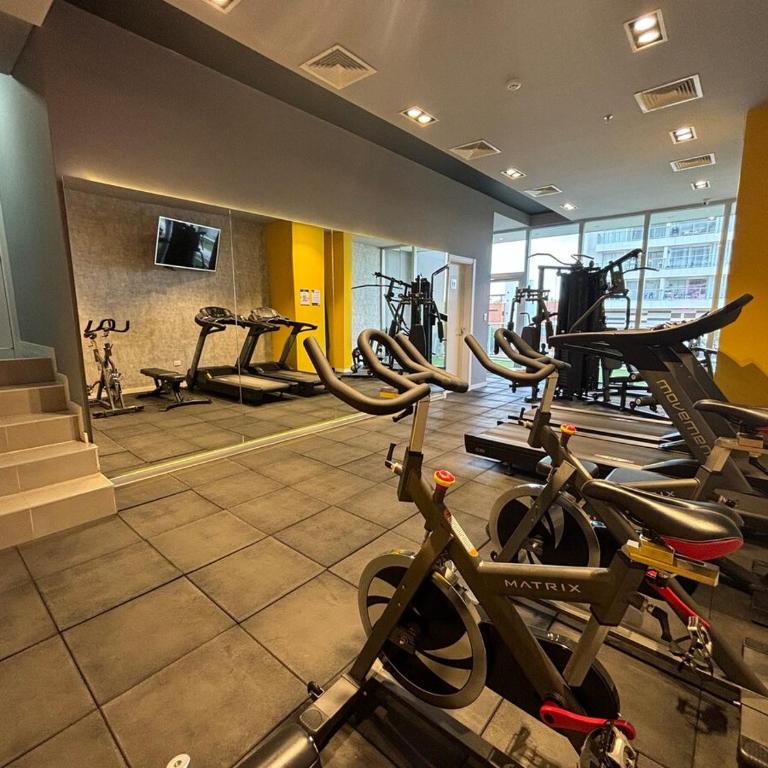 Loft with balcony and garage minutes away from corporate axis - One-Bedroom Apartment - 56