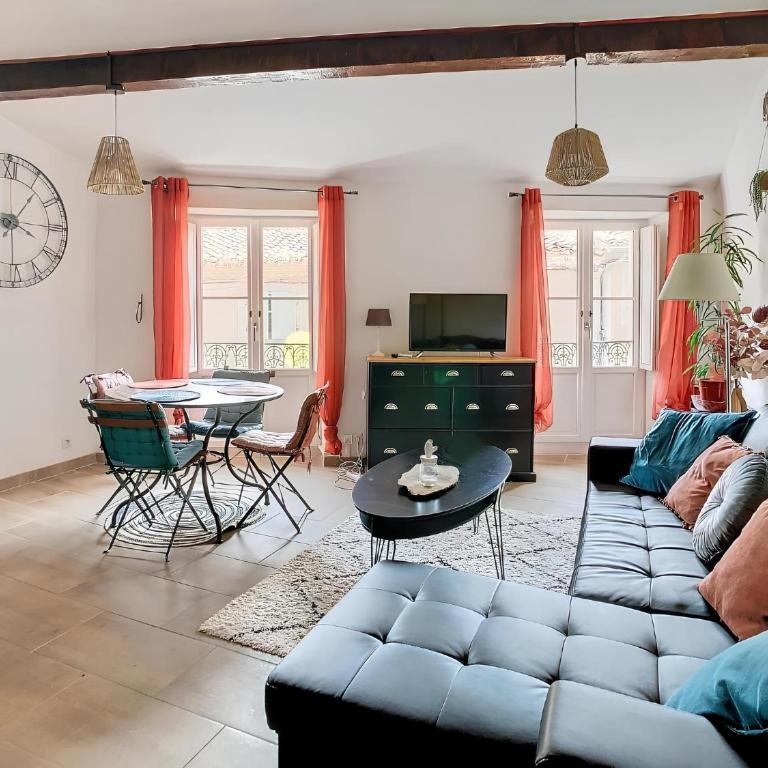 Vue imprenable cité Carcassonne - 4 personnes - Apartment mit 1 Schlafzimmer - 1