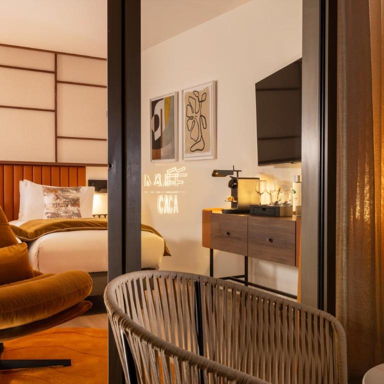 Hôtel 56 - Bordeaux Centre Gare Saint Jean - Chambre Classique Garonne avec Balcon - 9