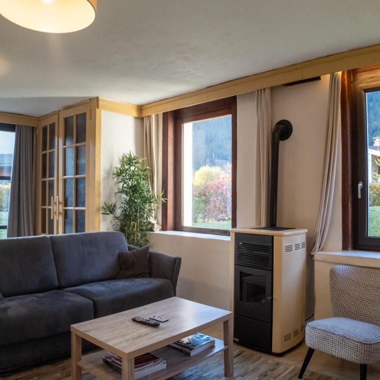 Chalet la Pagode, vue Mont-Blanc et jardin privé - Appartamento con 2 Camere da Letto - 17