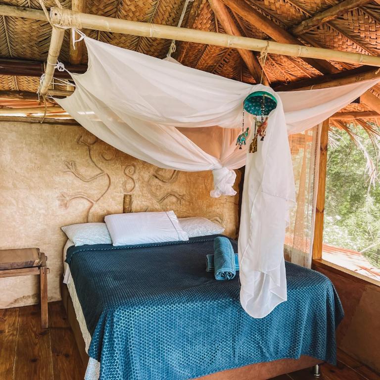 Sol de Minca Eco Lodge - Habitación Doble Deluxe con vistas al mar - 2 camas - 22