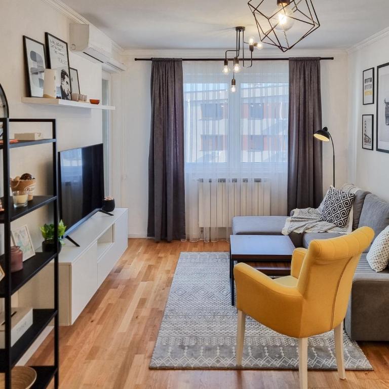 Modern 1BR Apt With Workspace, Ideal For Long Stays - Apartman sa 1 Spavaćom Sobom - 7