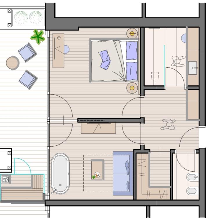 Hotel Pinei - Junior Suite con Sauna - 4