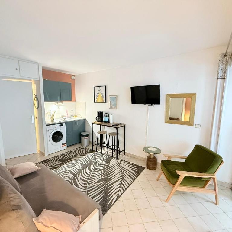Ponant La Grande Motte Cosy Studio 4 pers Parking,Clim,piscine, Golf, Plage - Appartamento con 1 Camera da Letto - 17
