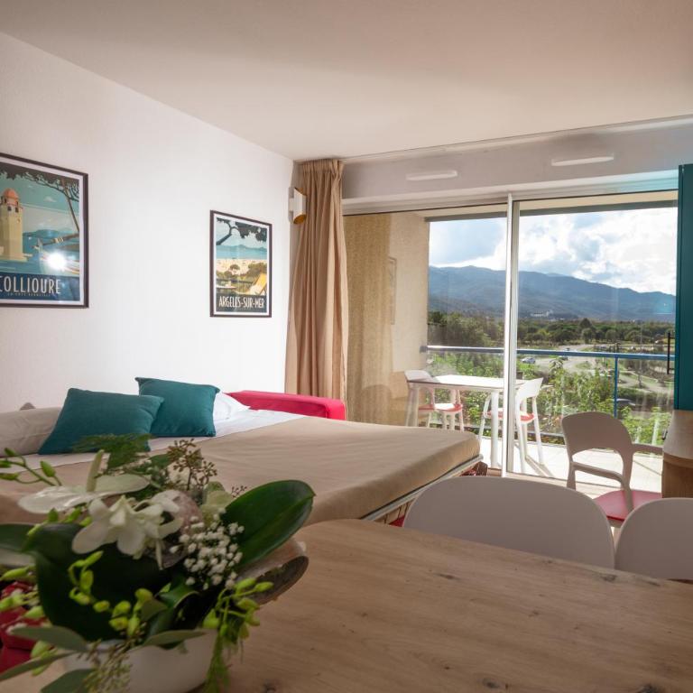 Appart Hôtel Mer & Golf Port Argelès - Studio Confort - Côté Montagne - 5