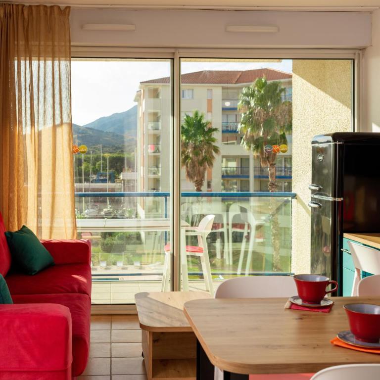 Appart Hôtel Mer & Golf Port Argelès - Appartement Confort 1 Chambre - Côté Port - 5